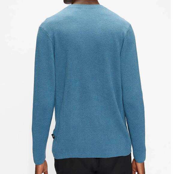 Ted Baker NWT Sett Long Sleeve Textured Crew Neck Bright Blue Men's Size 4 Large - Picture 2 of 11